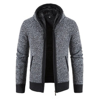 Julian | Vintage Cardigan mit Reißverschluss – Dunkelgrau2