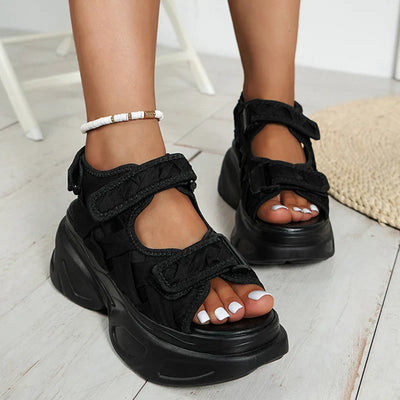 Heidi-Mode | Super Plattform Chunky Sandalen