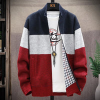 Hoodie für Herren - Leichte Strickjacke für den Sommer – Dunkelblau