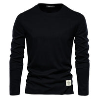 Kurzarmshirts für Herren - Lässiges weiches T-shirt für Sommer – Schwarz