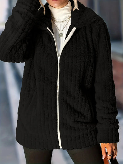 Oliquoveia | Damen Leder Bomberjacke Gepolstert
