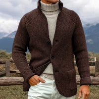 Jett - STRICKCARDIGAN IM GROBEN STRICKLOOK – Braun