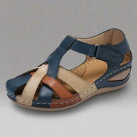 Bianca | Komfortable Keilsandalen für den täglichen Gebrauch – Blau