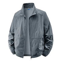 Elegante Sonnenjacke – Dunkelgrau