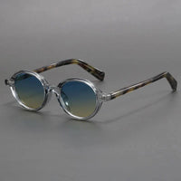 Saskia | Klassische Runde Sonnenbrille – Grau