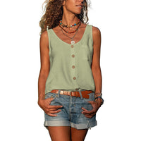 Lea - Elegantes Damen Tanktop – Grün