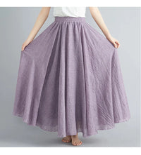 Heidi-Mode | Maxi Rock für Damen Luftig & Modisch – Lila