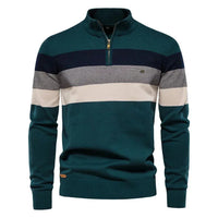 Neuhaus | Stilvoller Pullover mit Stehkragen – Grün