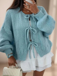 Sophie | Moderner Strickcardigan mit Stil – Blau