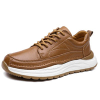 Klassische Leder Herrenschuhe – Braun