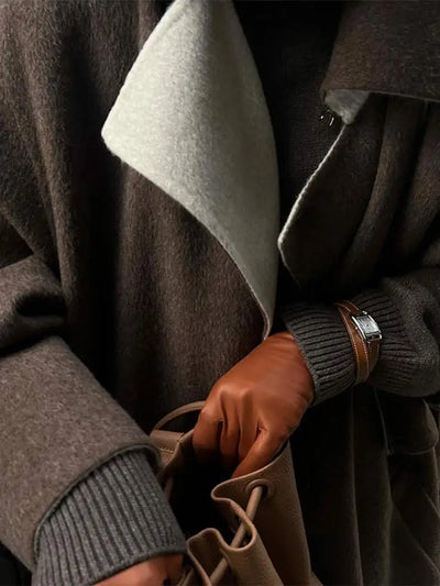 Zare | Langer Dicke Trenchcoat Damen Winter Gemütlich