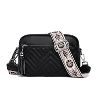 Bianca | Raffiniertes PU Leder-Upgrade-Taschenmodell – Schwarz