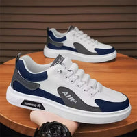 Aldous | Lässige Leder-Sneaker – Blau