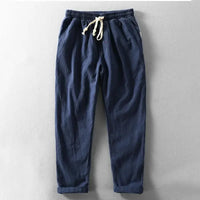Napoleon Cotton Linen Pants – Marine