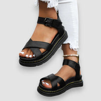 Evelin | Orthopädische Sport-Sandalen – Schwarz