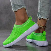 Marlene | Damen Atmungsaktive Freizeit Sneaker – Grün