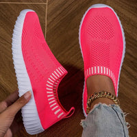 Marlene | Damen Atmungsaktive Freizeit Sneaker – Hellrot