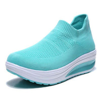 Sommerliche Sneaker für Damen – Trendige bequeme Slip-on Schuhe – Mond