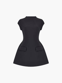 Violette - Elegantes, figurbetontes Kleid für besondere Anlässe – Schwarz