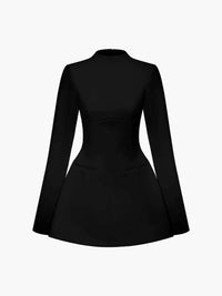 Elysia Mini Dress – Schwarz