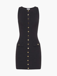 Georgia Mini Kleid – Schwarz