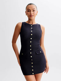 Ava | Minikleid – Schwarz