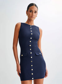 Ava | Minikleid – Marine
