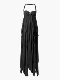 Ophilia Midi Kleid – Schwarz