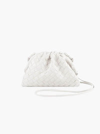 Heidi-Mode | Handgefertigte Gewebte Tasche – Weiß
