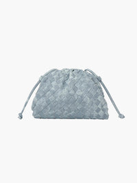 Heidi-Mode | Handgefertigte Gewebte Tasche – Jeansblau
