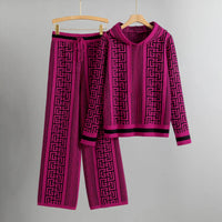 ILSE - KAPUZENPULLOVER-SET MIT HOSE – Pink