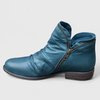 Helena | Damen Orthopädische Komfortstiefel – Blau