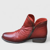 Helena | Damen Orthopädische Komfortstiefel – Rot