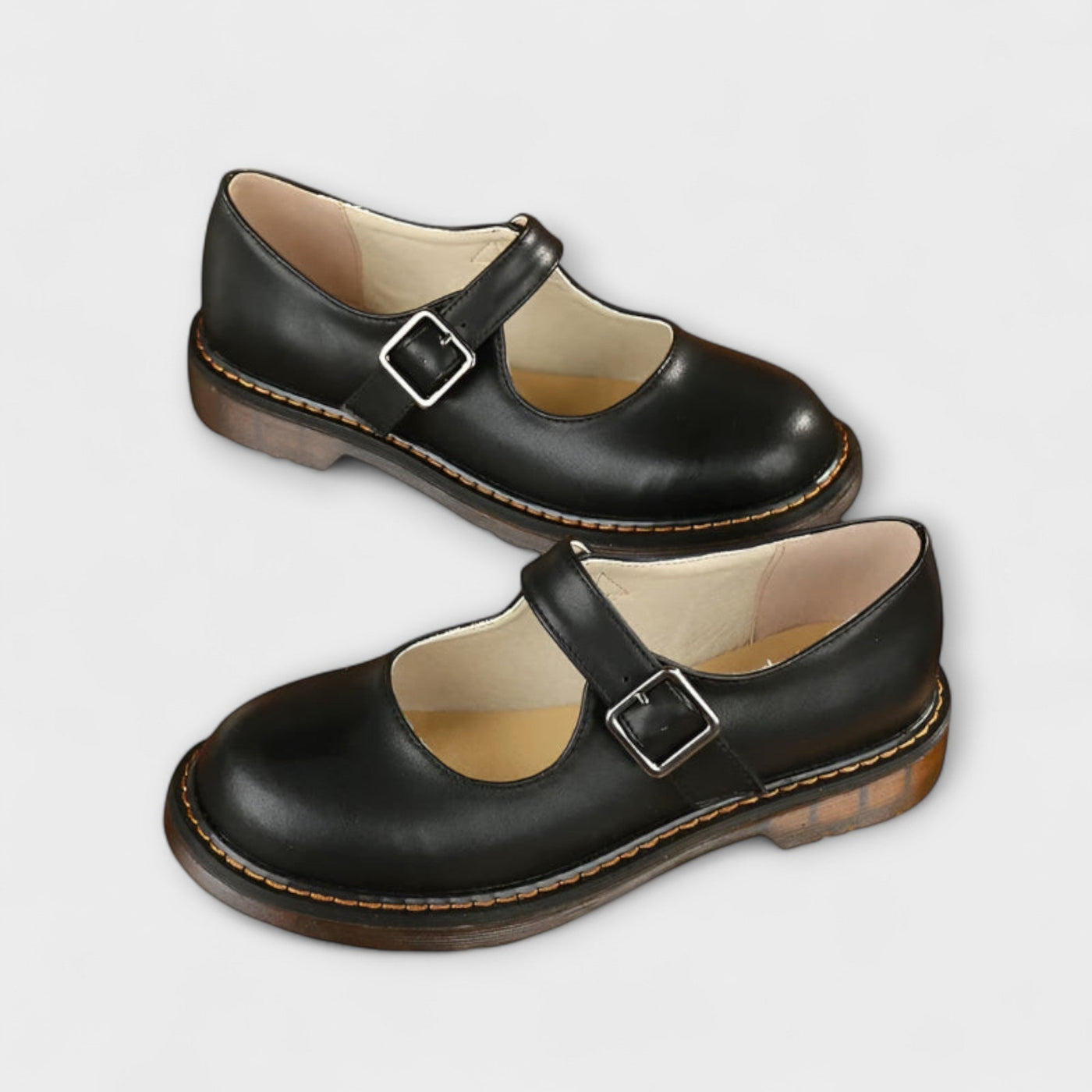 Yolanda - Schicke Lederband-Schuhe
