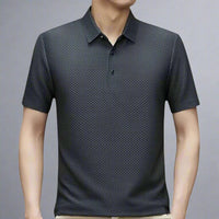 OLYMPS Polo Shirt | Atmungsaktives Herren Poloshirt Kurzarm Sommer | Poloshirt Herren Slim Fit – Grau