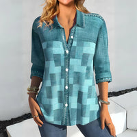 Annie - Elegante Bluse für Damen – Hellblau