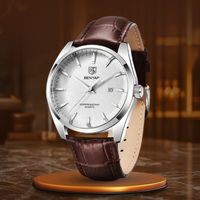 Nikolaus® | Elegante Luxusuhr von – Silber Weiß