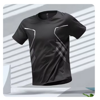 Sören | Herren atmungsaktives Sport Shirt – Schwarz