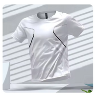 Sören | Herren atmungsaktives Sport Shirt – Weiß
