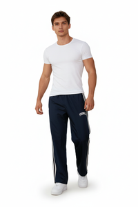 Sporthose für Herren mit kontrast Details im Urban Stil - lang – Marine