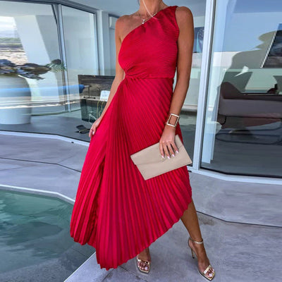 Lily - Asymmetrisches Pasodoble Kleid