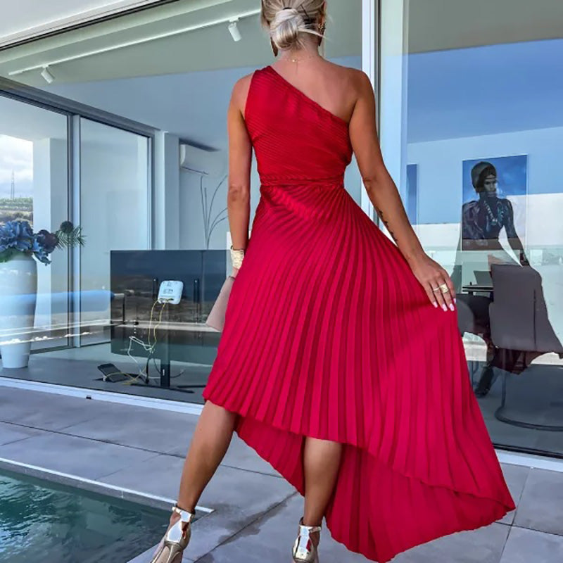 Lily - Asymmetrisches Pasodoble Kleid