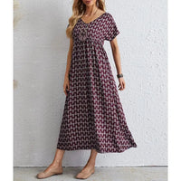 Mik | Handgemachtes Sommerkleid für Damen – Bordeaux