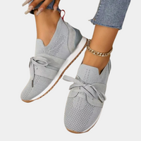 Alina | Bequeme Sneaker für den Alltag Damen – Grau