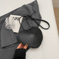 Stilvolle Damen-Schultertasche aus funktionalem, hochwertigem Material – Schwarz