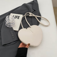 Stilvolle Damen-Schultertasche aus funktionalem, hochwertigem Material – Weiß