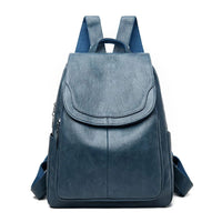Stilvoller Damen-Diebstahlschutz-Rucksack, vielseitiges Design, strapazierfähiges Material – Hellblau