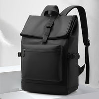 Stilvoller Herren-Outdoor-Rucksack aus leichtem Nylon – schwarz