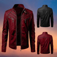 | Luxorische Lederjacke – Rot