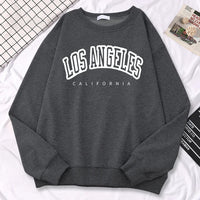 Damen-Sweatshirt mit Rundhalsausschnitt | Übergroß – Dunkel Grau